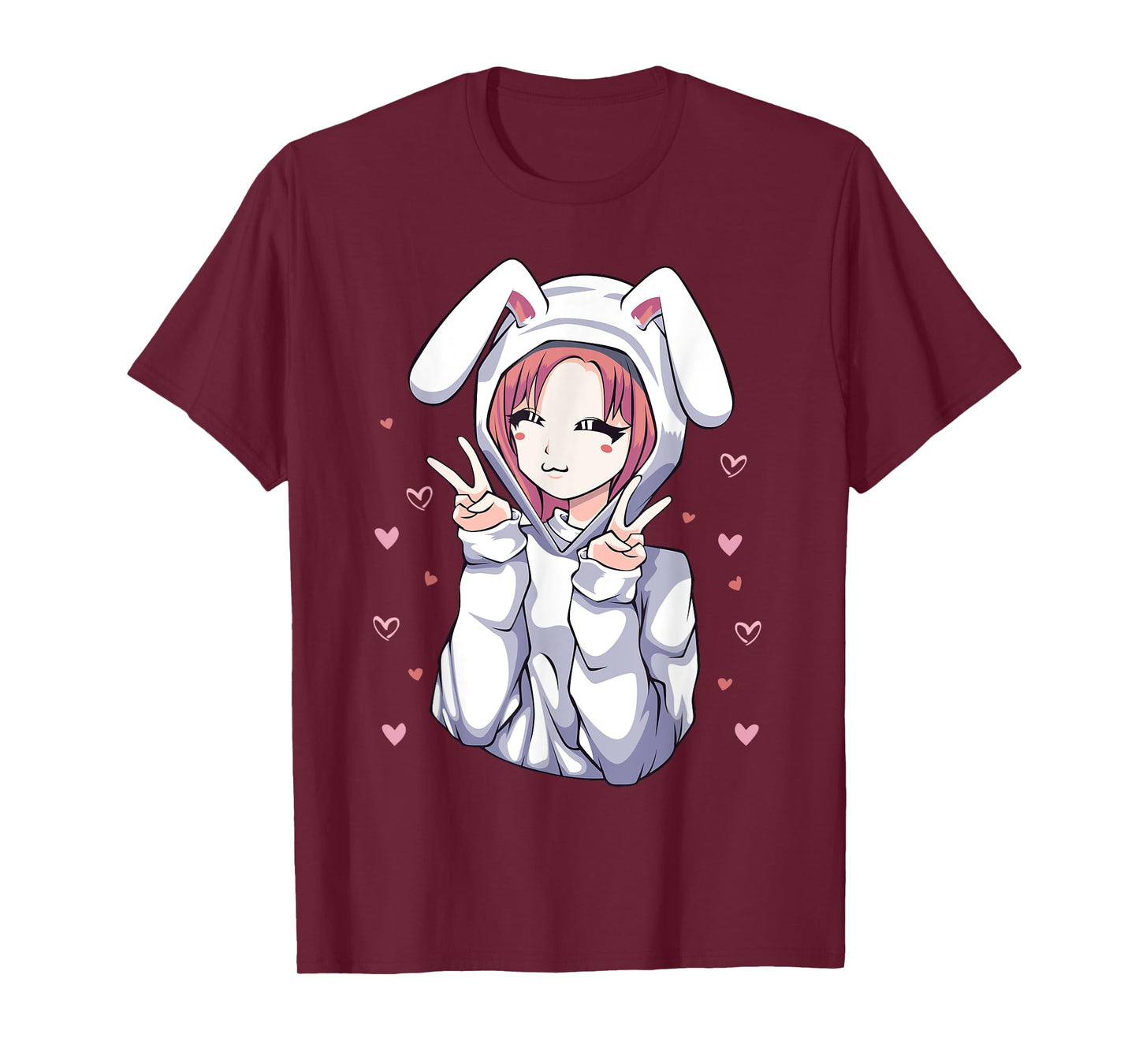 Anime Bunny Manga Girl Otaku for Teens T-Shirt