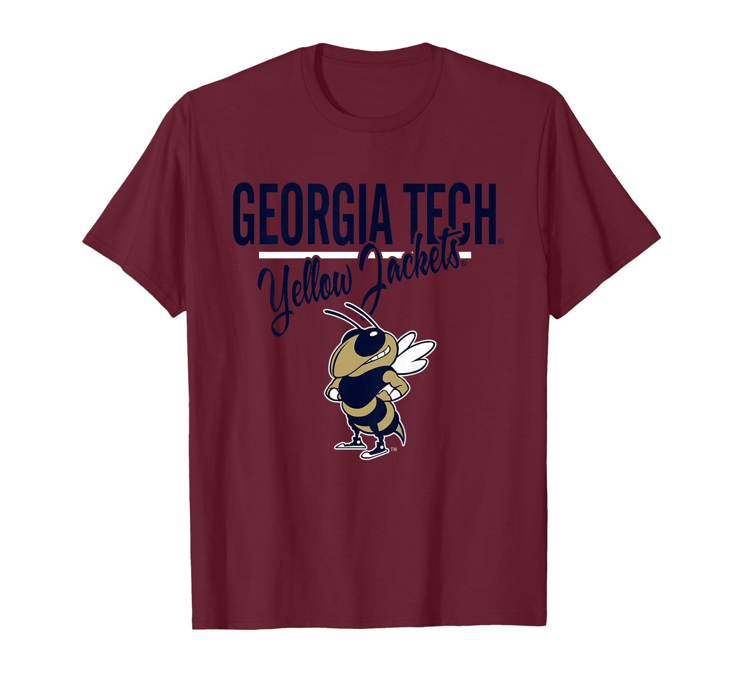 Kids Georgia Tech Yellow Jackets Kid's Mascot Gray T-Shirt