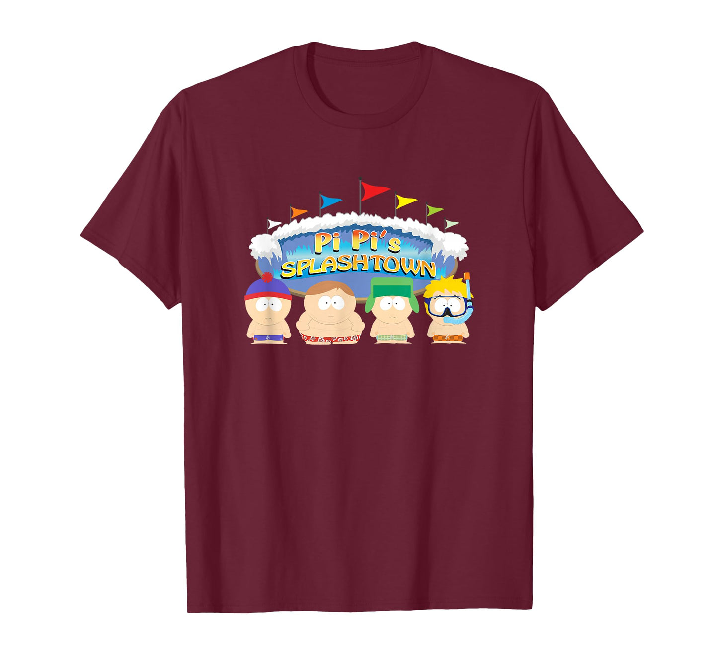 South Park PI PI'S SPLASHTOWN T-Shirt