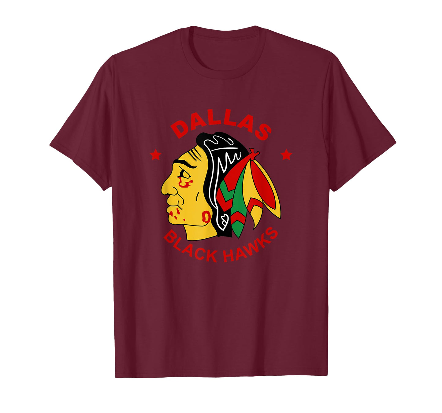 Dallas Black Hawks Vintage Hockey Fan T-Shirt