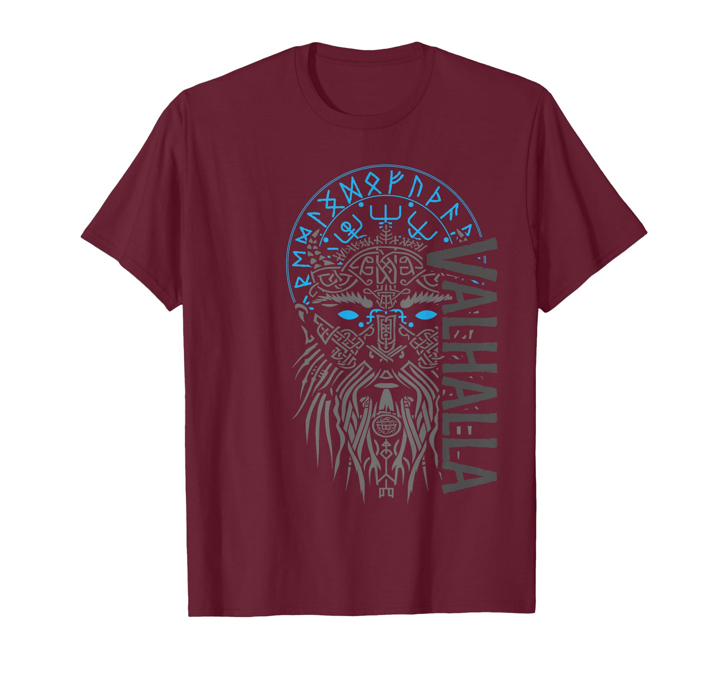 Valhalla & Viking Compass - Odin Design T-Shirt