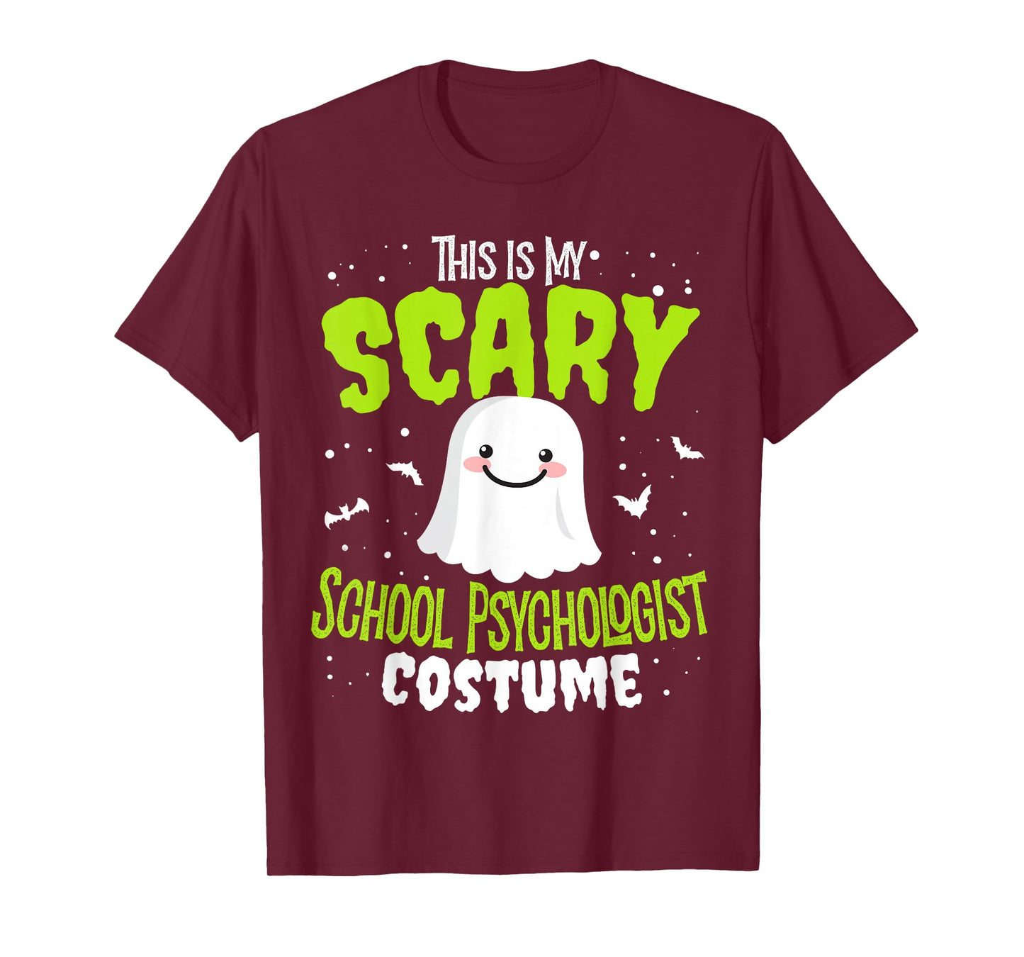 Funny Halloween This is my Scary School Psychologist Custome T-Shirt