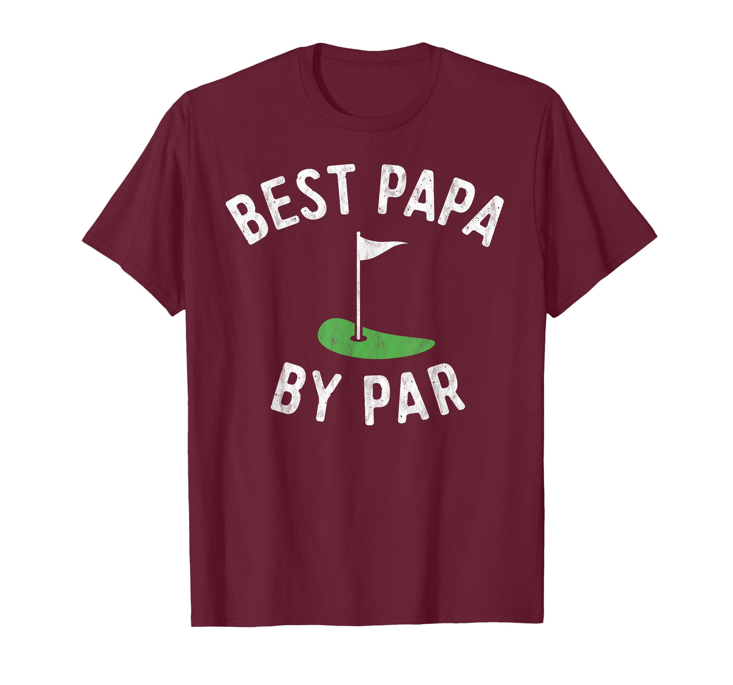 Best Papa By Par Funny Golf Shirt Father's Day Grandpa Gift T-Shirt