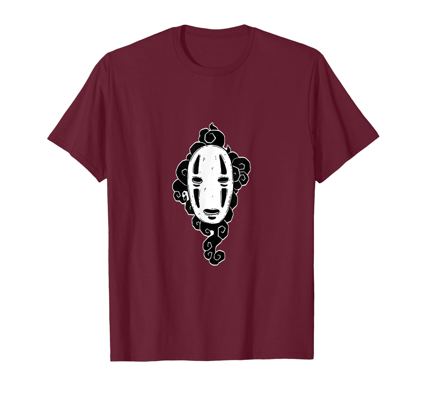 No Face Mask/Samurai Oni Spirit Mask/Ghost Anime Away T-Shirt