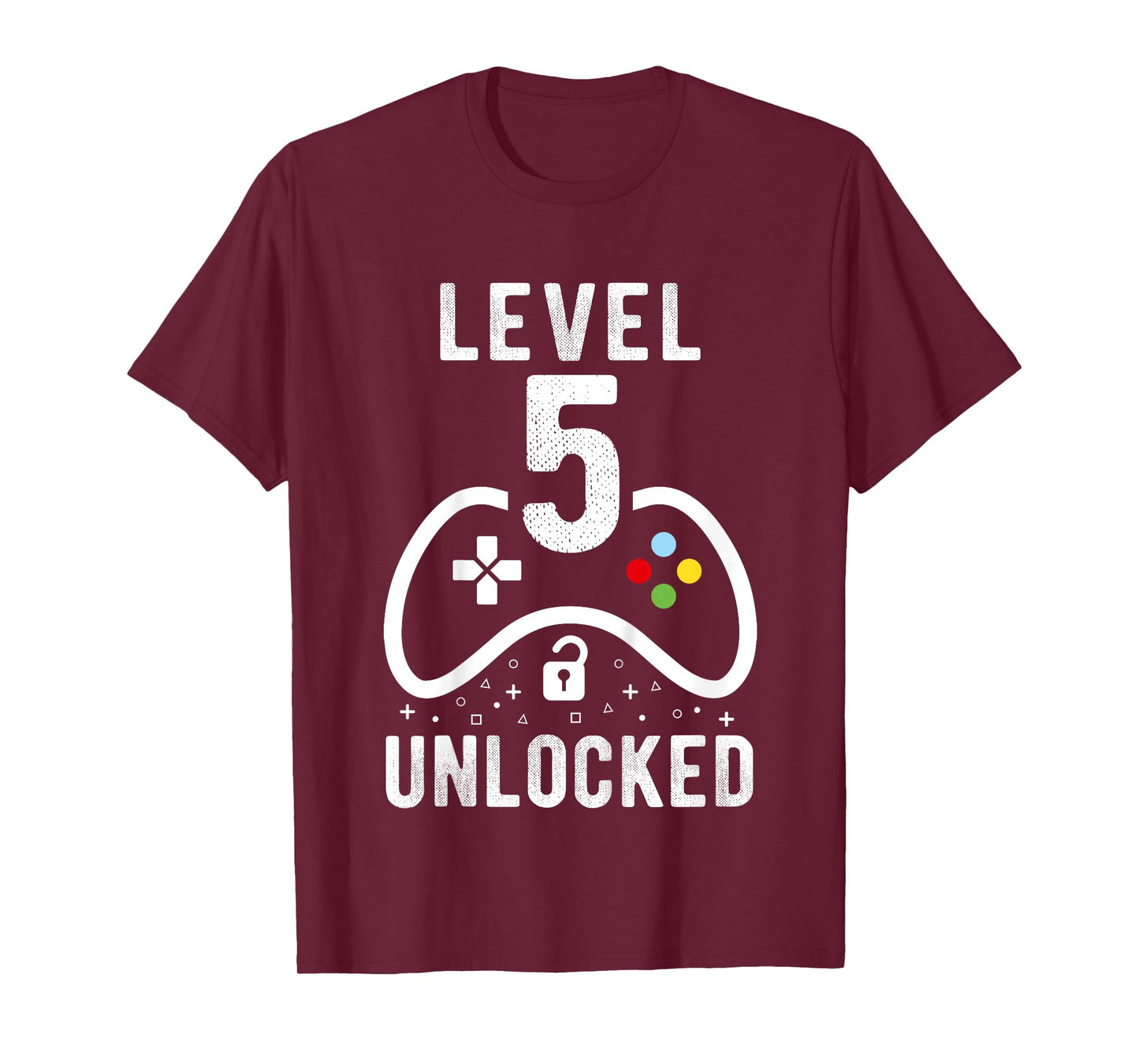 Level 5 Unlocked Video Game 5th Birthday Gift T-Shirt