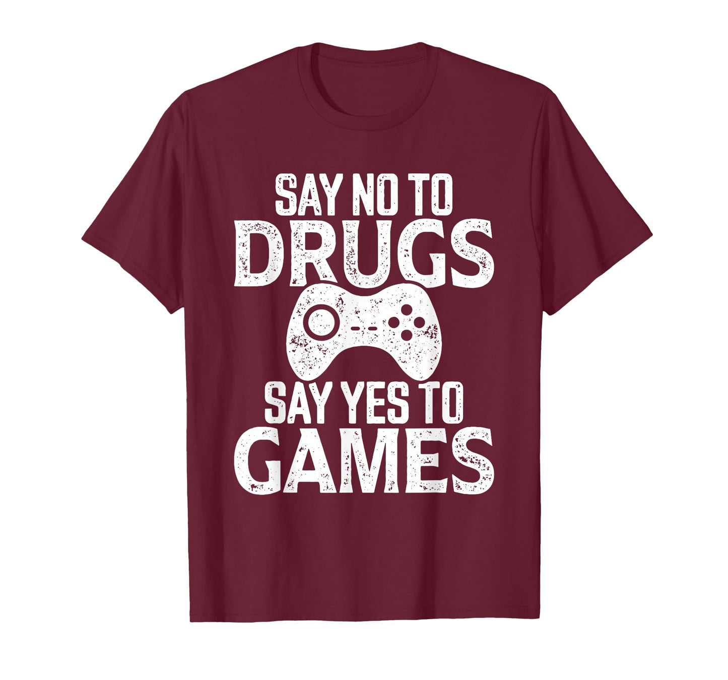 Red Ribbon Week Shirt Say No to Drugs Say Yes to Games T-Shirt