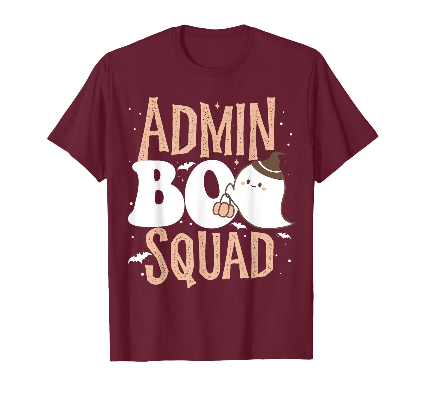 Funny Cute Halloween School Admin BOO Squad Costume T-Shirt