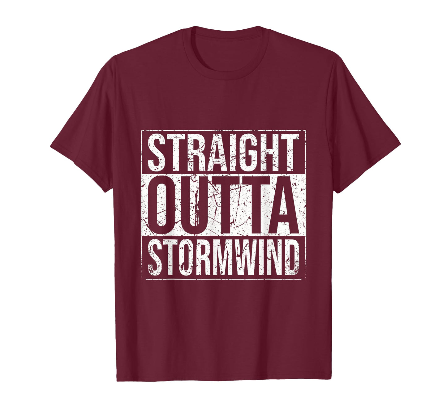Straight Outta Stormwind Funny WoW Alliance Gamer Vintage T-Shirt