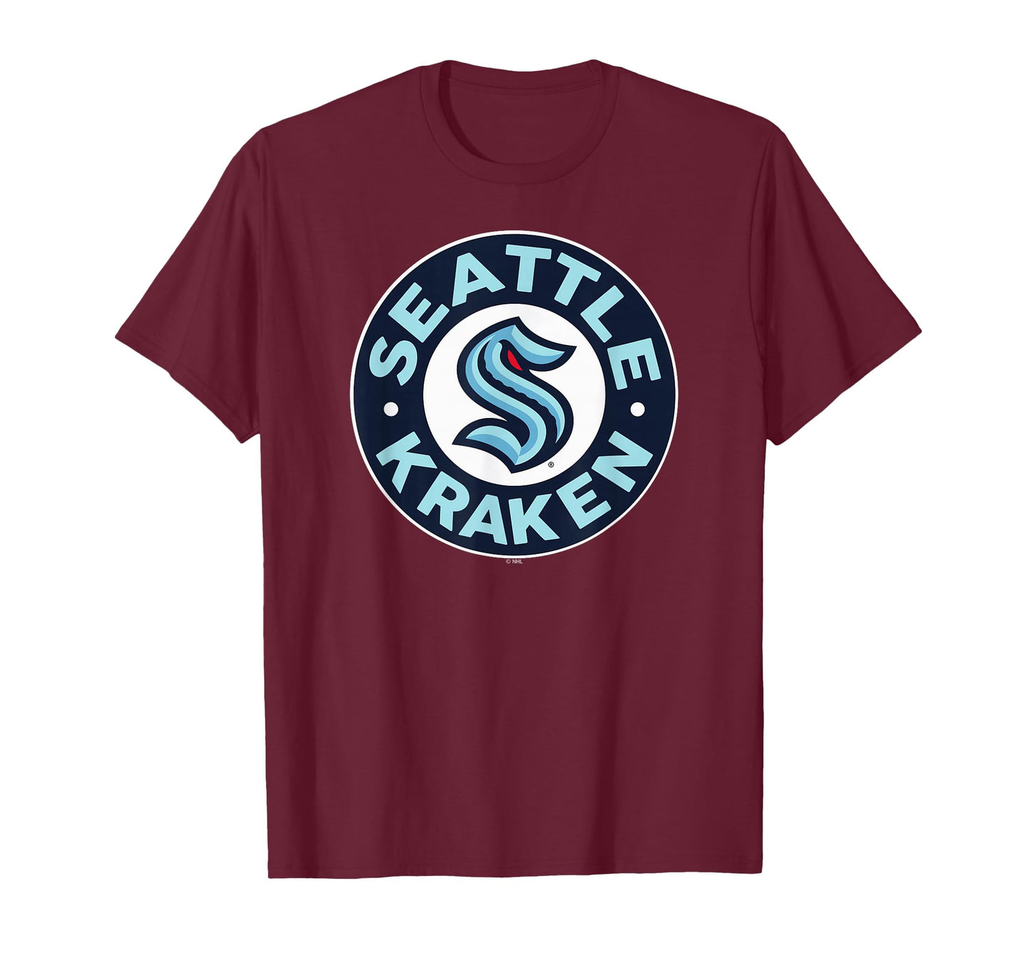 Seattle Kraken Symbol Black Officially Licensed T-Shirt