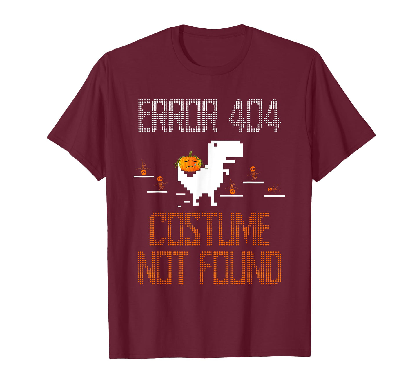 Error Costume Not Found Halloween Computer Programmer Coder T-Shirt