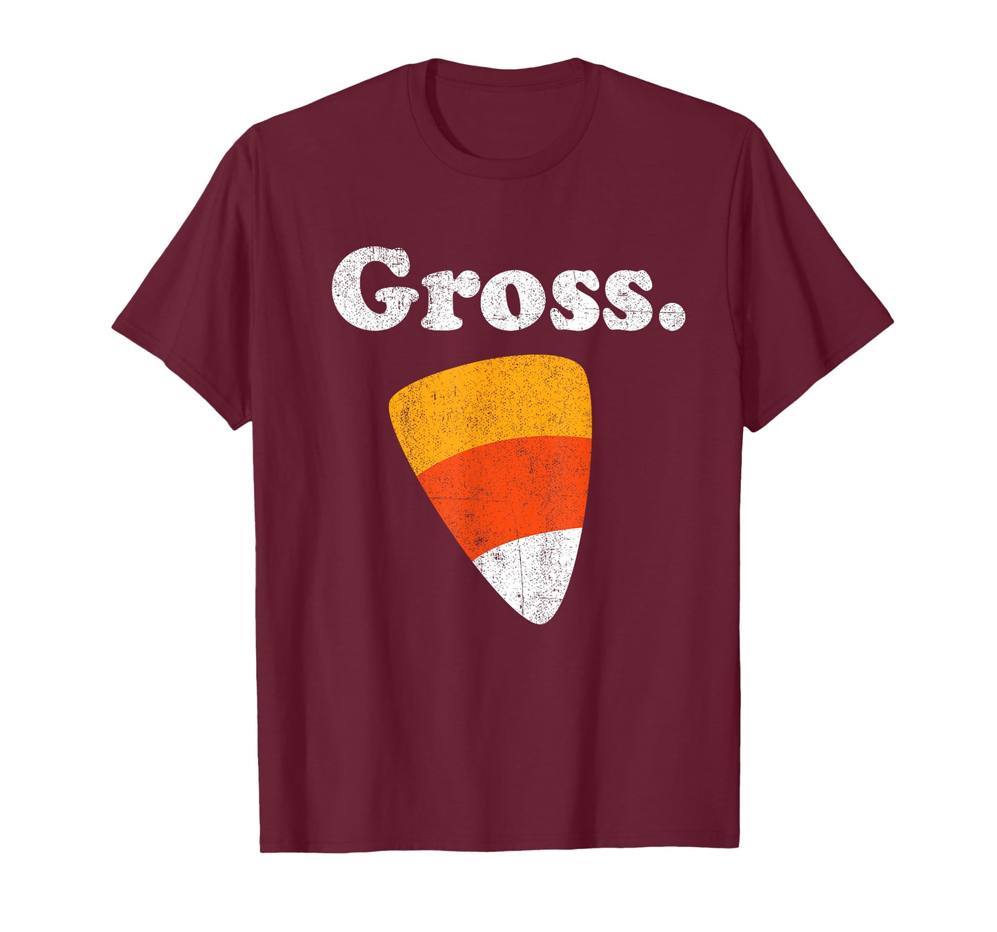Funny Gross Candy Corn Halloween Retro 80's Anti Candy Corn T-Shirt