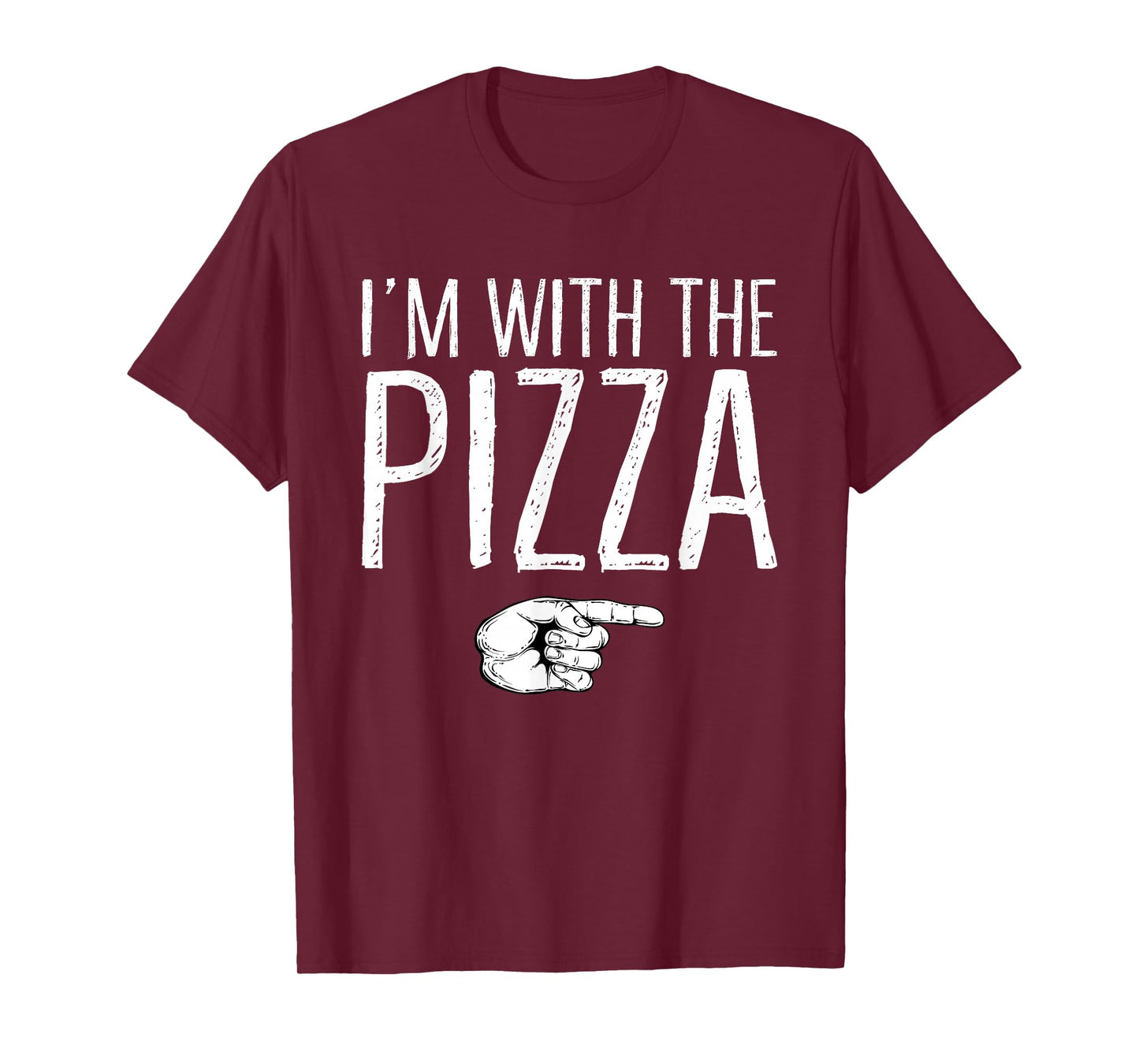 I'm With The Pizza Matching Costume Lazy Halloween Party T-Shirt