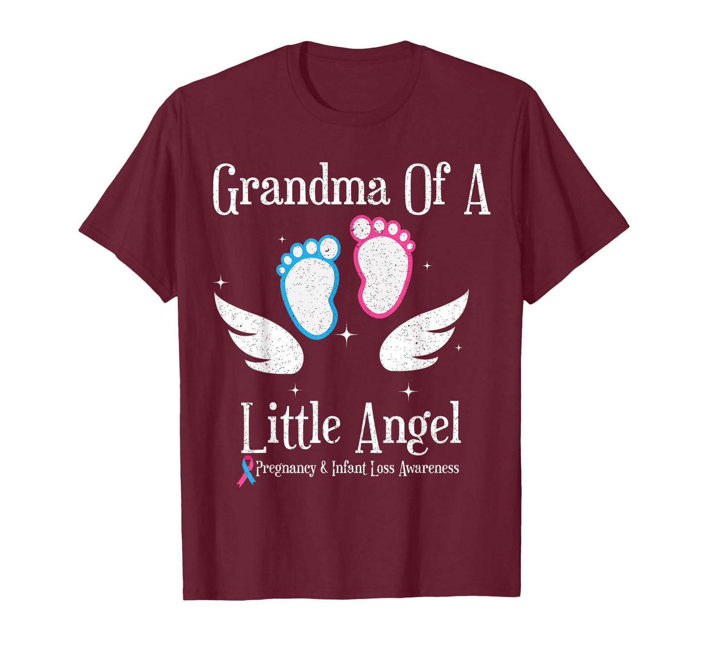 Grandma Of A Little Angel Pregnancy and Infant Loss t-Shirt T-Shirt
