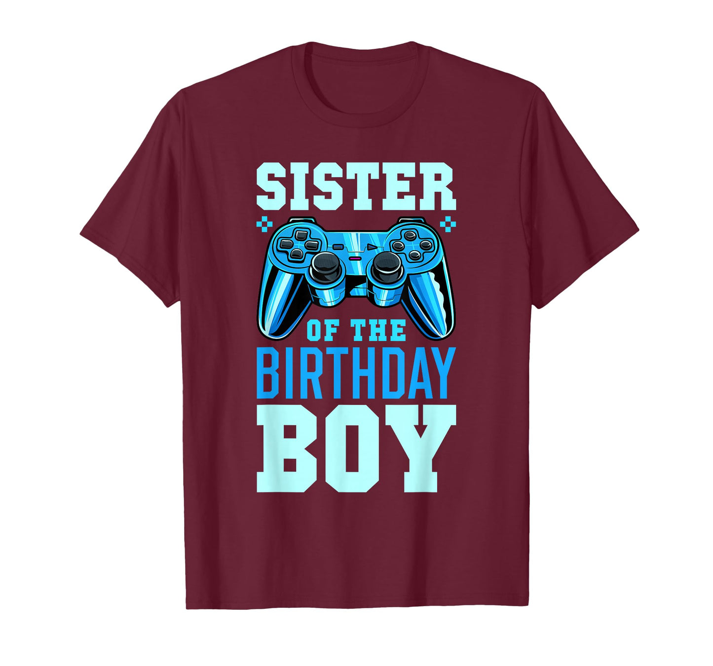 Sister of the Birthday Boy Matching Video Gamer Birthday T-Shirt