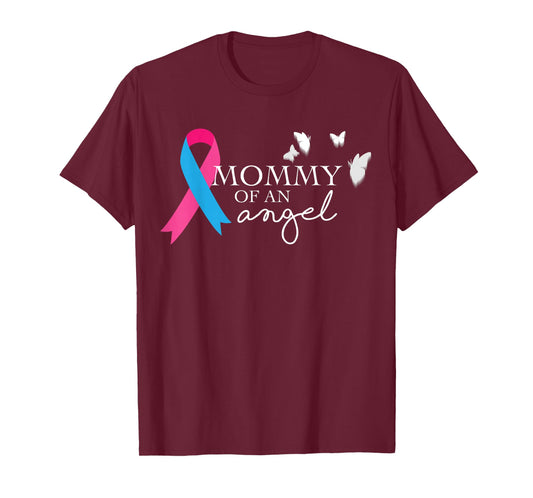 Mommy Of An Angel T-Shirt National pregnancy and Infant Loss T-Shirt
