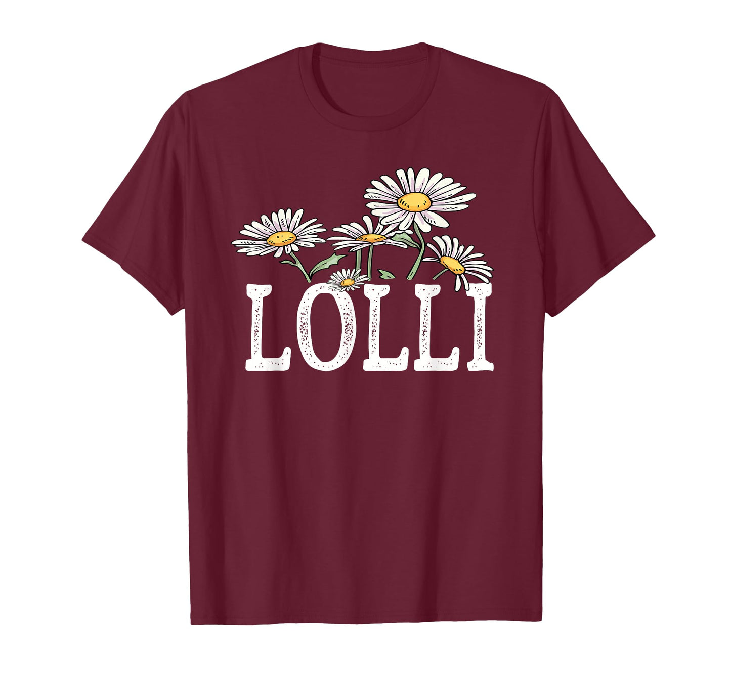 Lollipop Floral Chamomile Design Mother's Day Gifts Lollipop T-Shirt