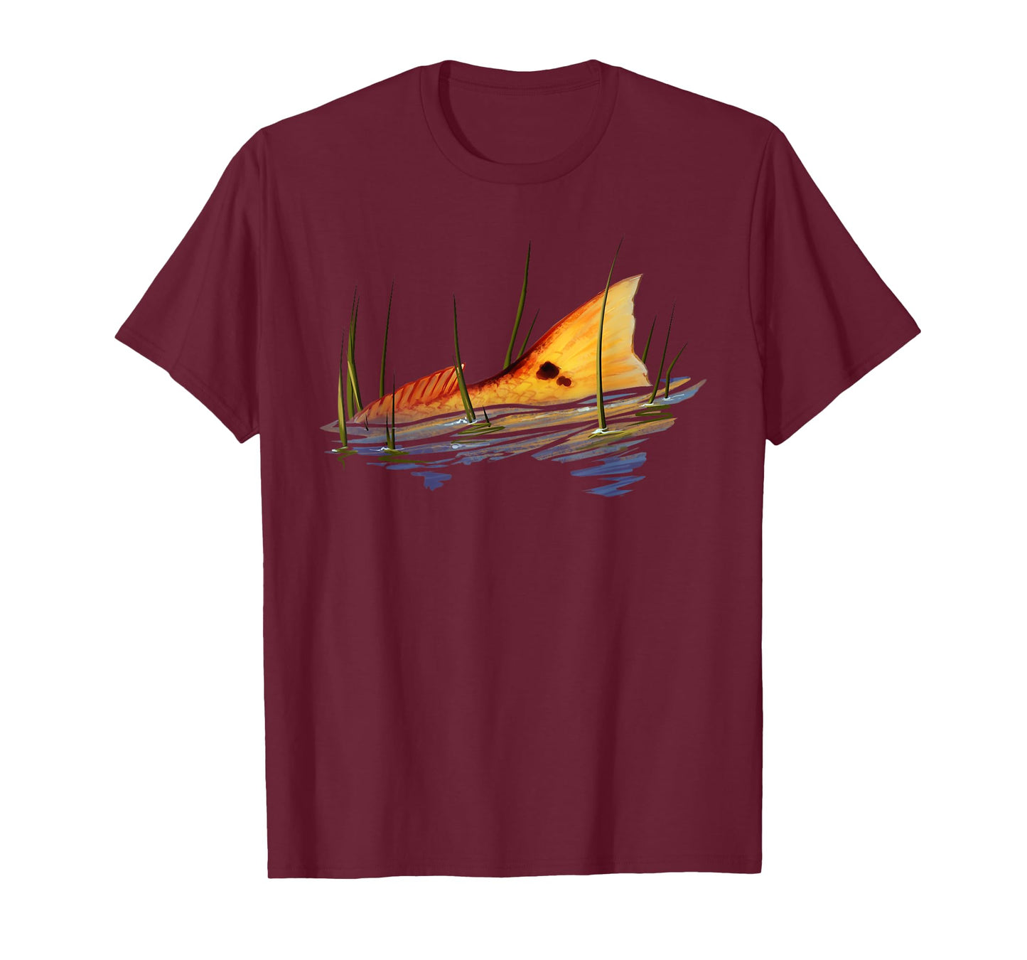 Tailing Redfish | Red Drum Fish | Redfish Tail T-Shirt