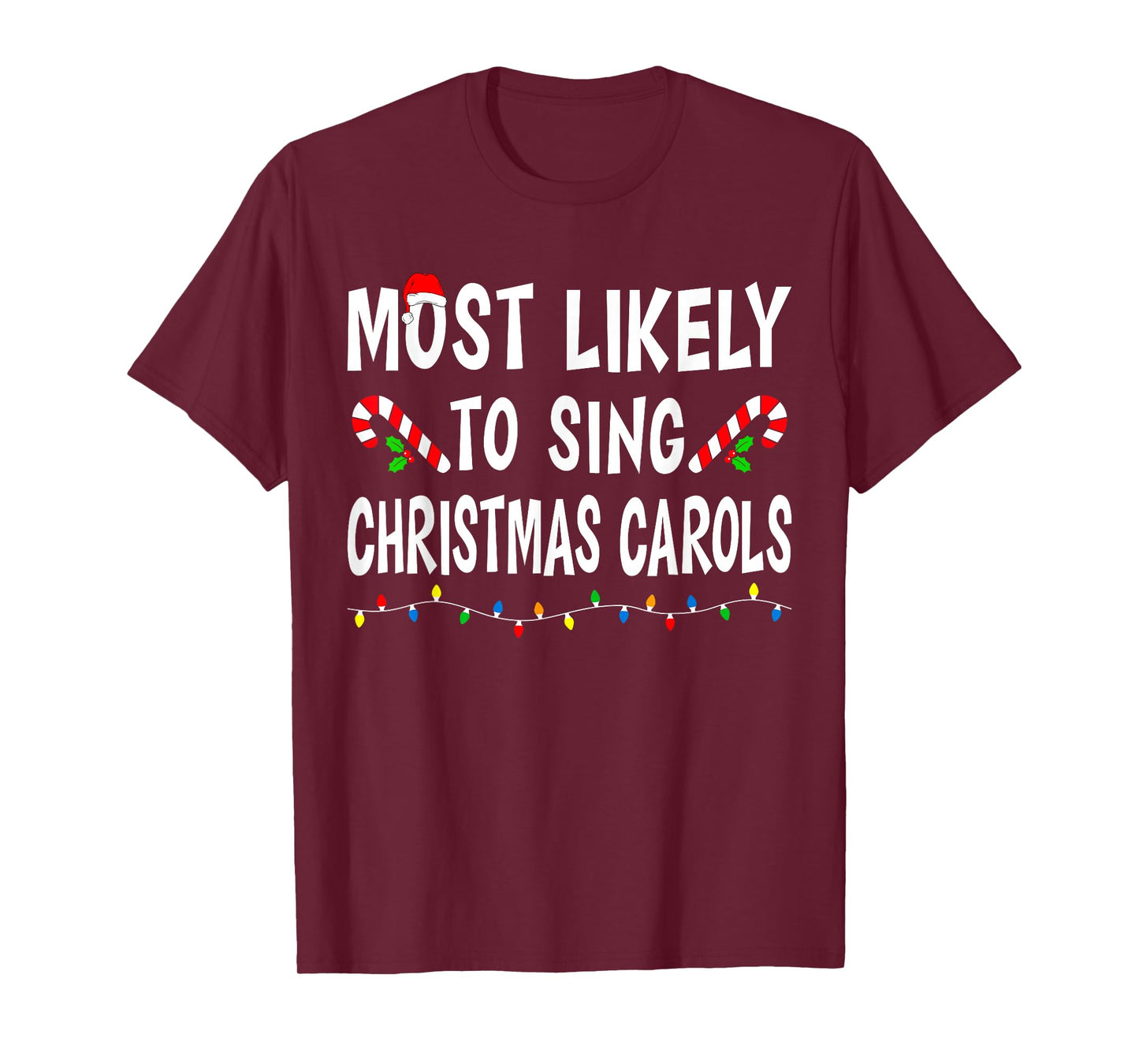 Most Likely To Christmas Xmas Pajamas Funny Matching Family T-Shirt