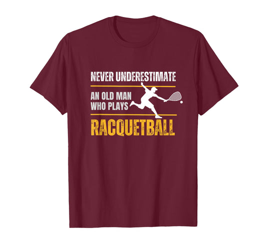 Funny Racquetball Shirt Men Racquetball Player T-Shirt