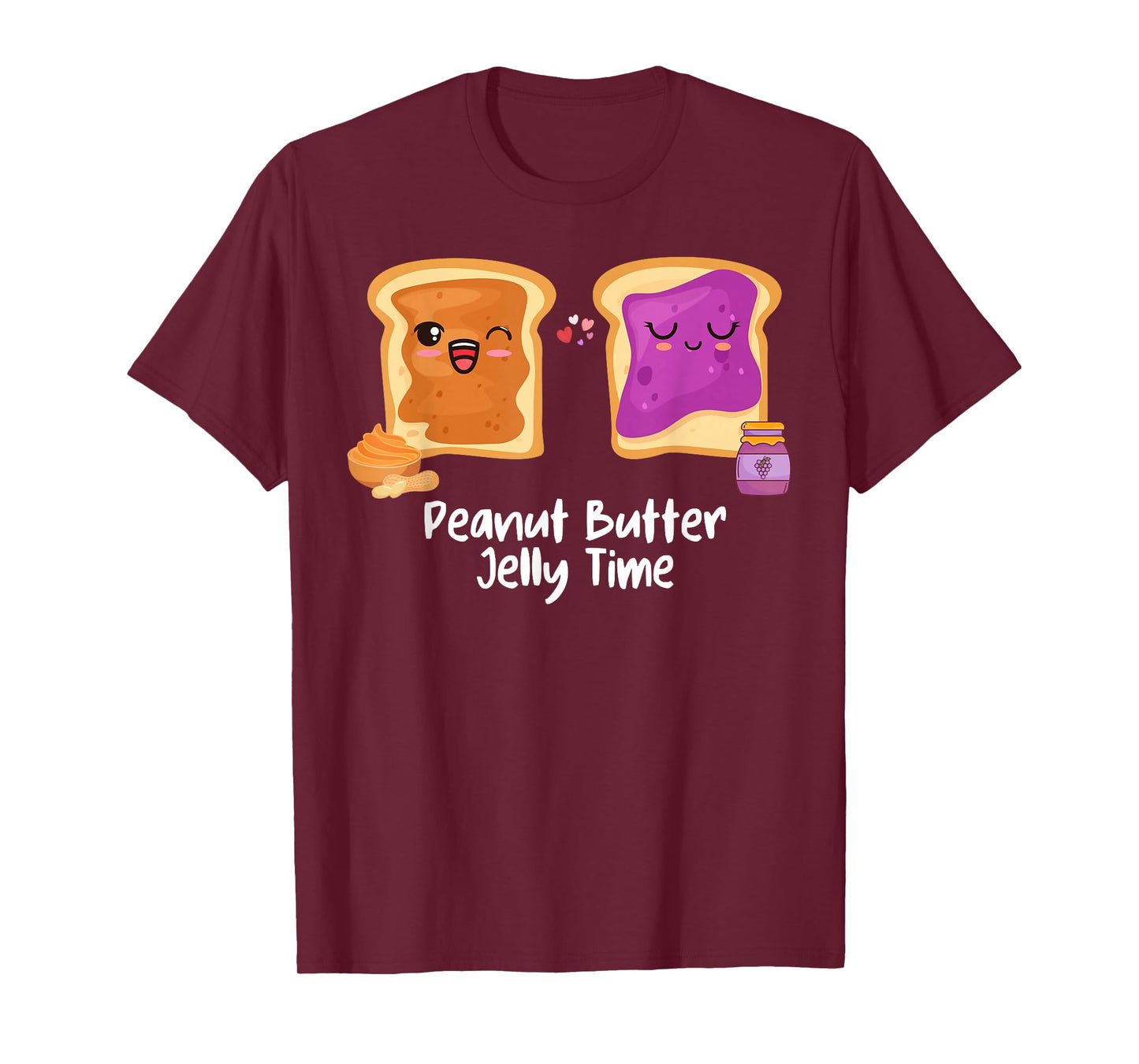 Peanut Butter Jelly Time Foodie Eating Candy Food Pun Lover T-Shirt