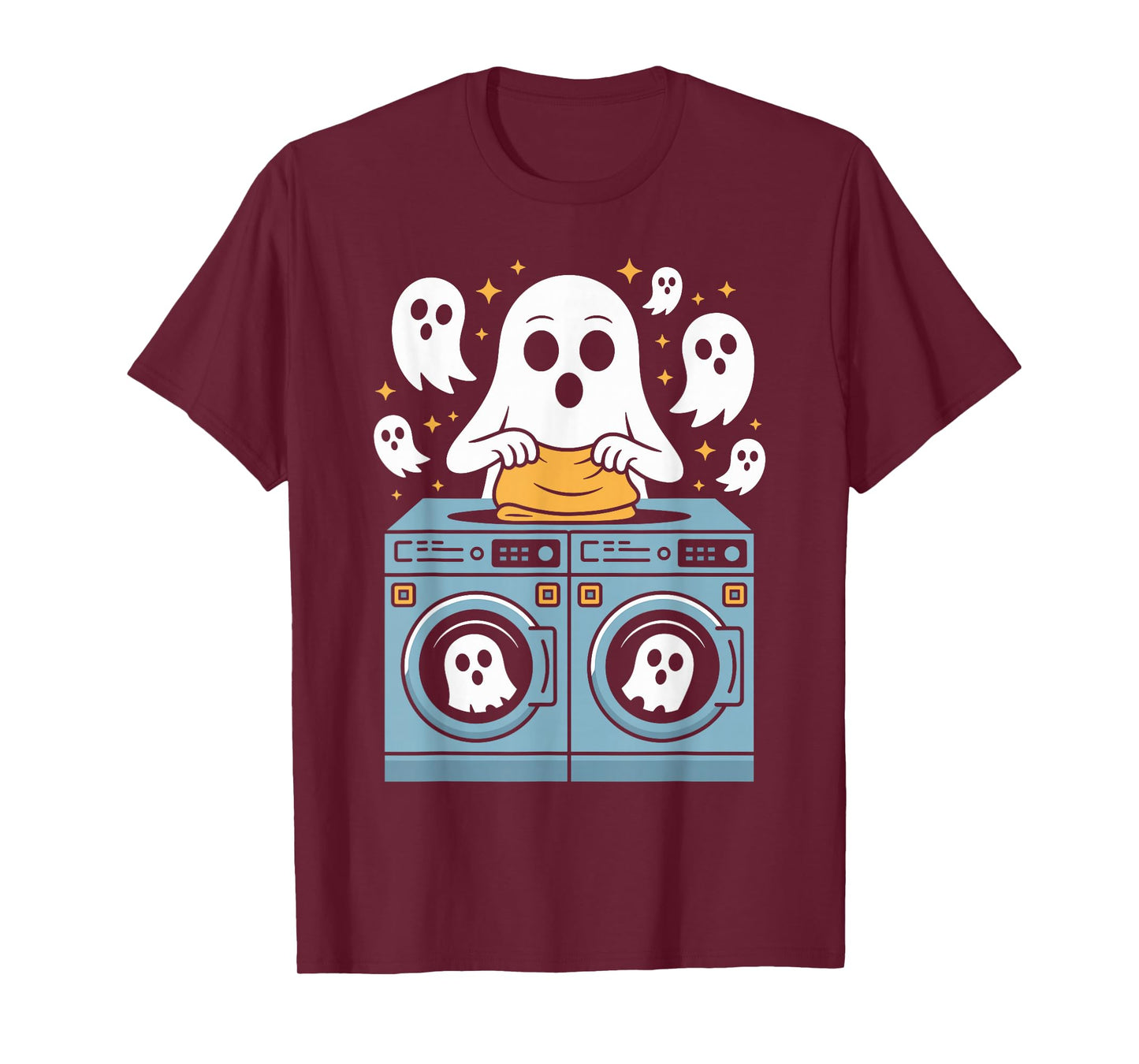 Ghost Laundry Spooky Funny Halloween Ghost Laundry T-Shirt