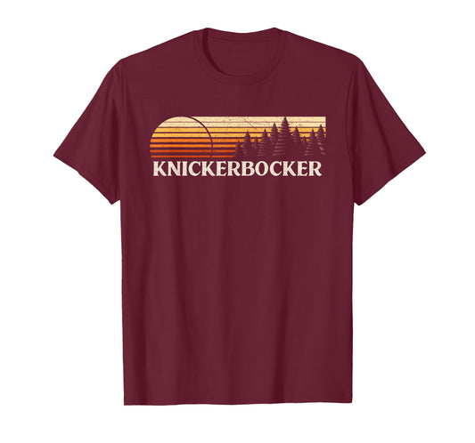 Knickerbocker, TX Vintage Evergreen Sunset Eighties Retro T-Shirt