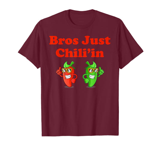 Bros Just Chili'in Spicy Cook-off T-Shirt