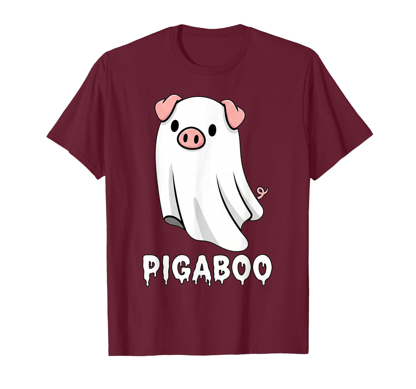 Funny Pig Ghost Spooky Season T-Shirt