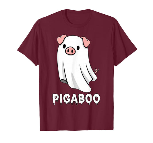 Funny Pig Ghost Spooky Season T-Shirt