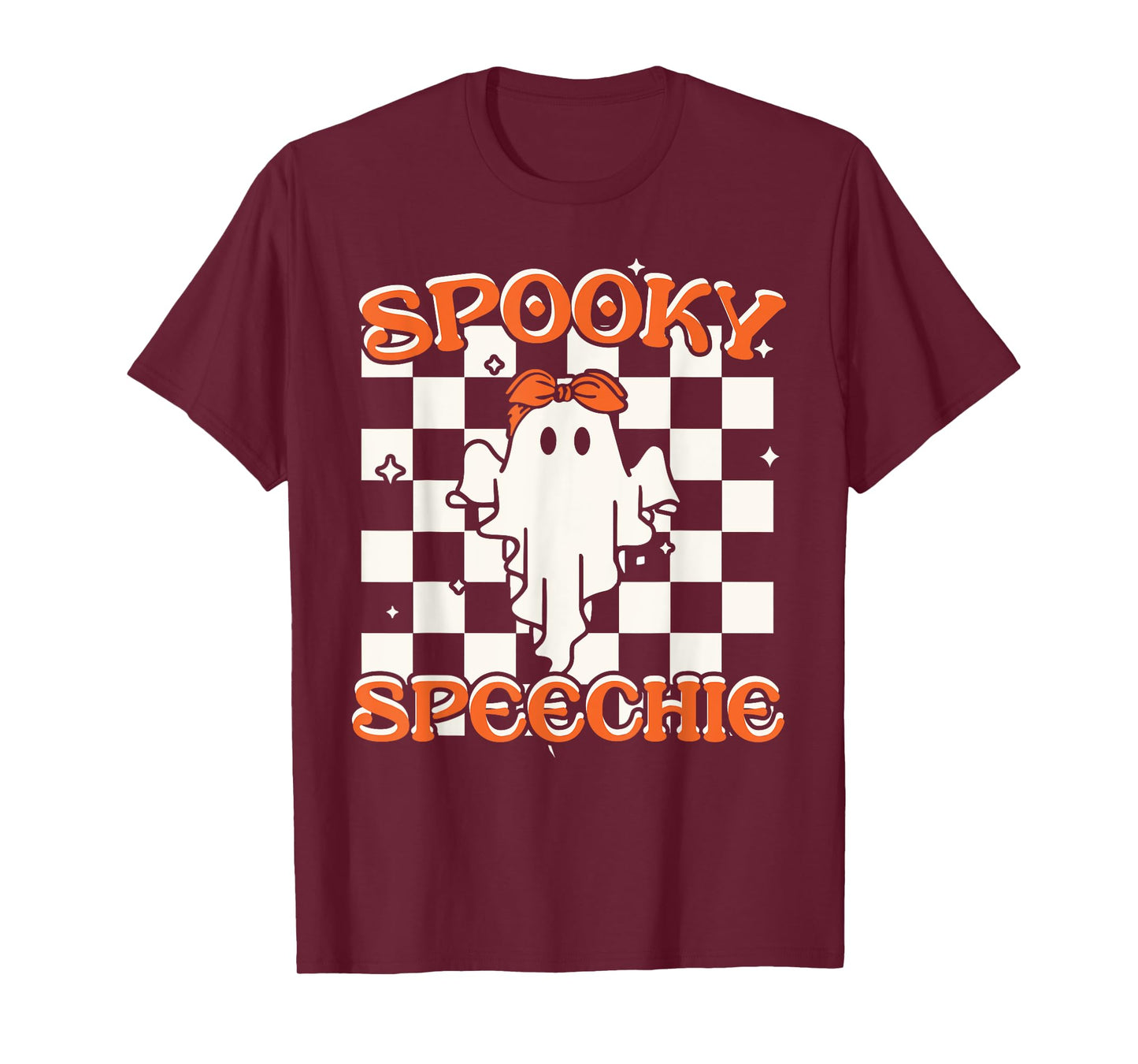 Spooky Speechie Speech Therapy Halloween Costume Ghost SLP T-Shirt