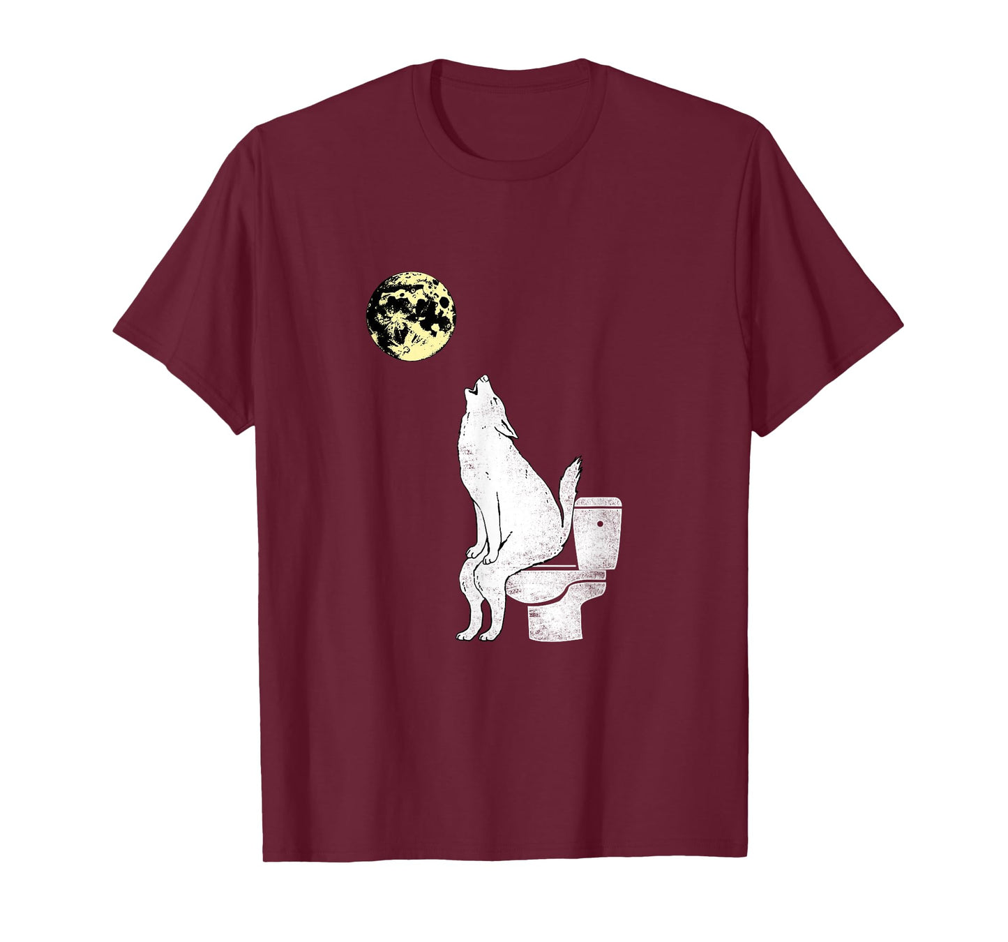 Wolf on The Toilet Gift T-Shirt