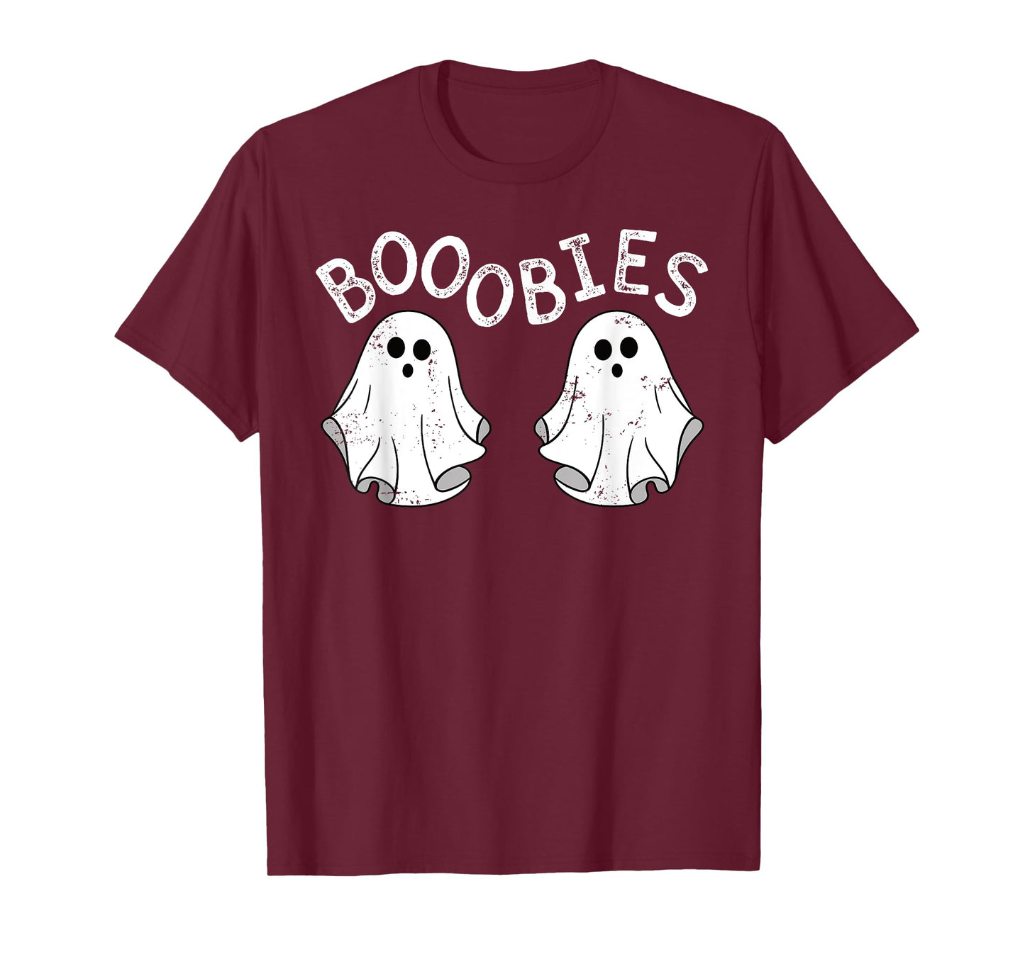 Boob Ghosts Booobie Halloween Bra Breast Funny Costume T-Shirt