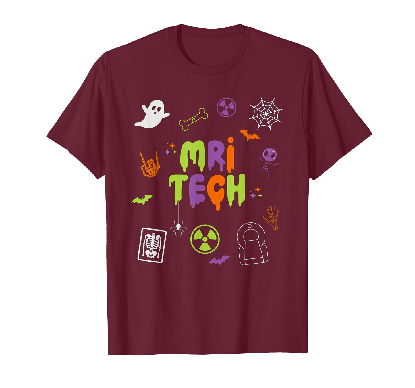 Rad Tech Halloween MRI Tech Spooky Radiology Technologist T-Shirt
