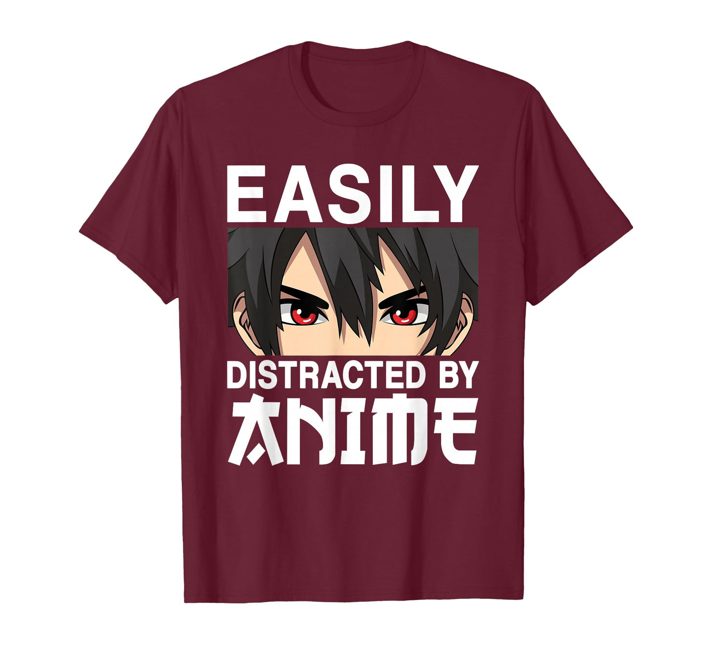 Easily Distracted By Anime Otaku Japanese Anime Men Boys T-Shirt