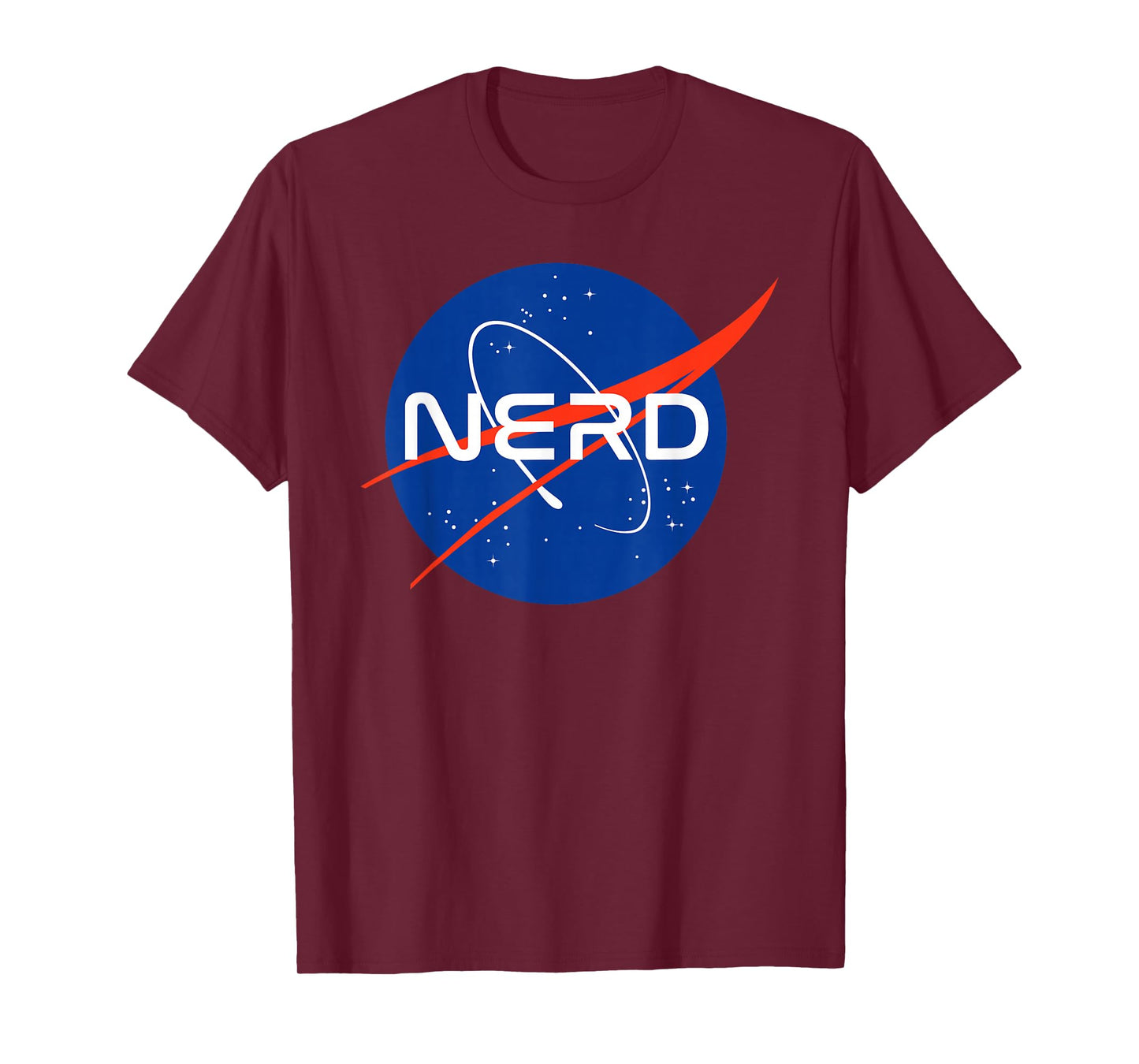 Nasa Nerds NASA Nerd T-Shirt, Kids, Unisex, Short Sleeve, Black, Small, Space-Themed, Cotton 100%