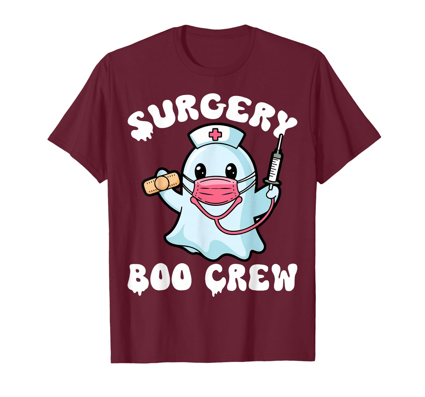 Surgery Boo Crew Surgical Tech Technologist Spooky Halloween T-Shirt