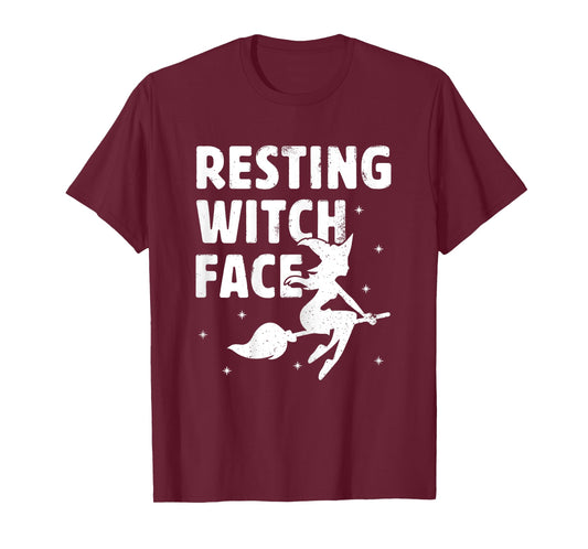 Resting Witch Face Shirt - Witches Halloween Costume Gift T-Shirt