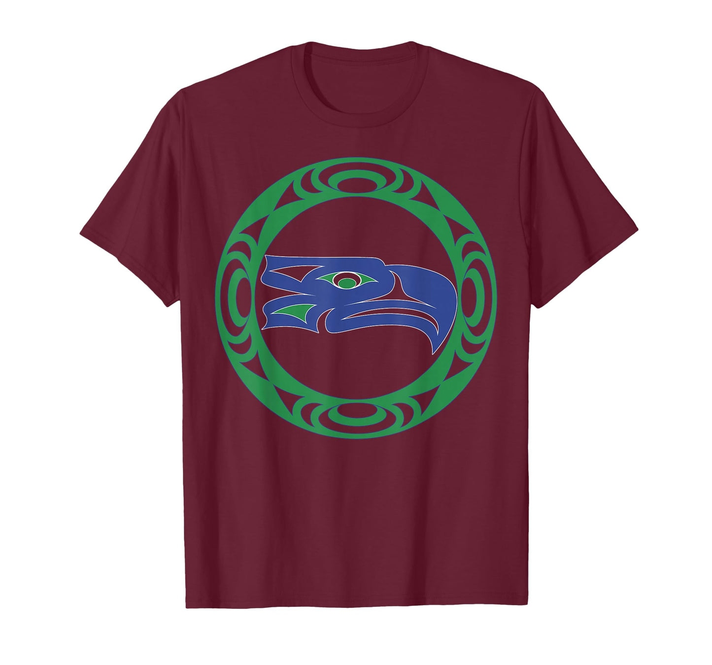 Native American Bird design Indian Hawk design for men women T-Shirt