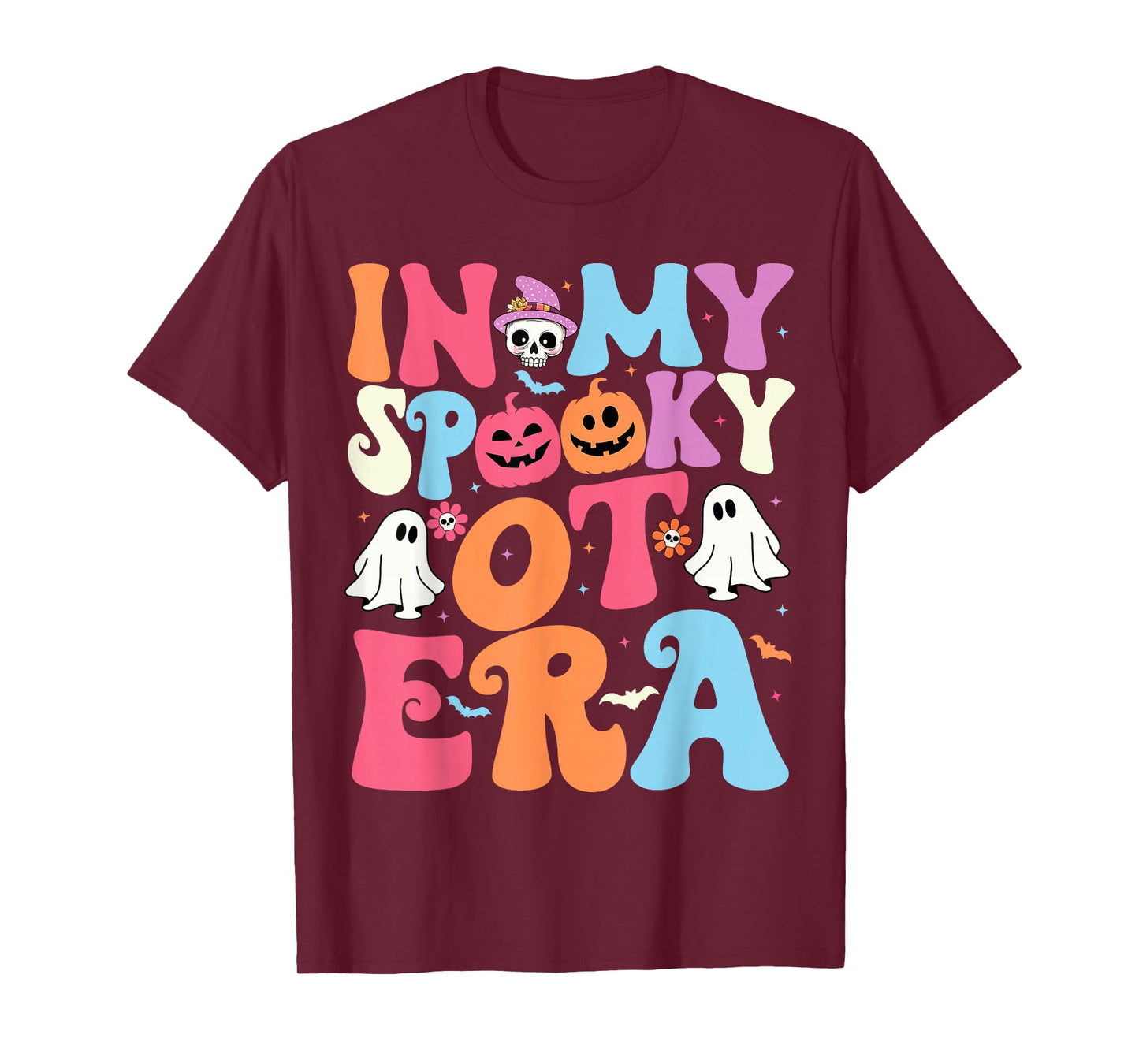 Groovy In My Spooky OT Era Occupational Therapy OT Halloween T-Shirt