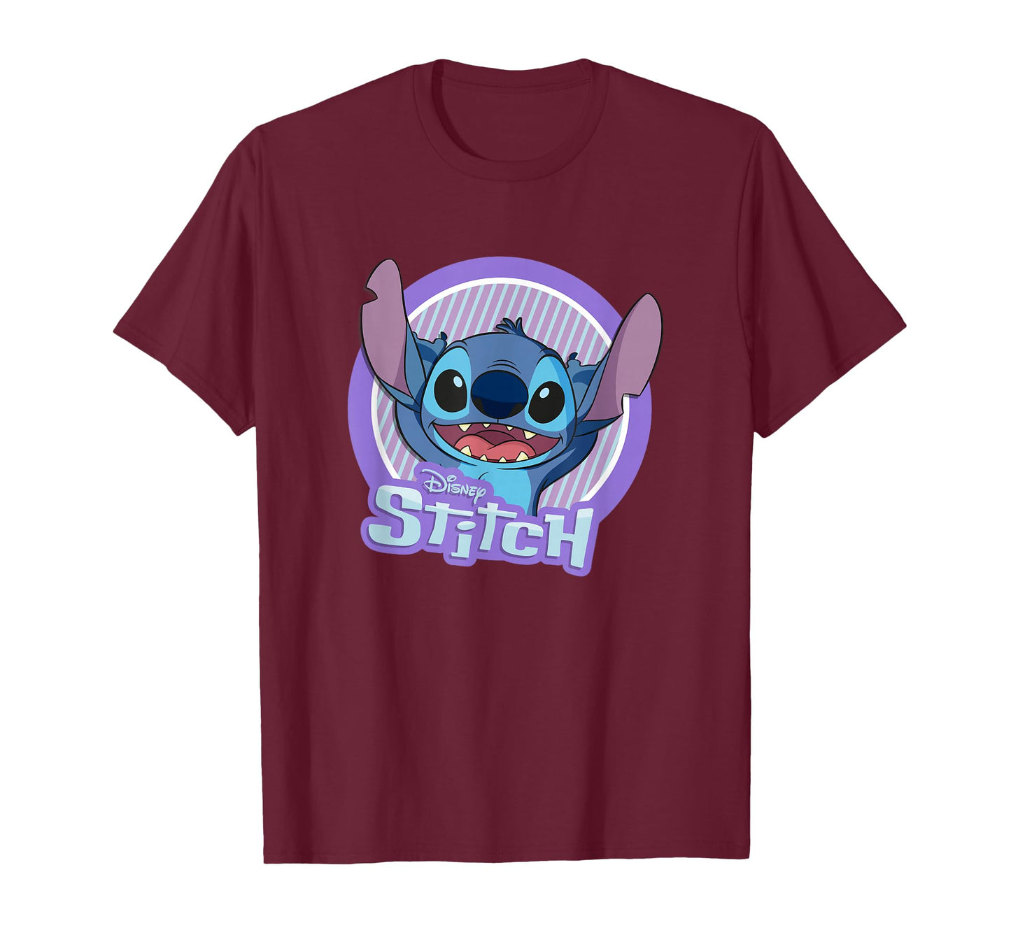 Disney Lilo & Stitch Happy Stitch Big Chest Portrait Logo T-Shirt