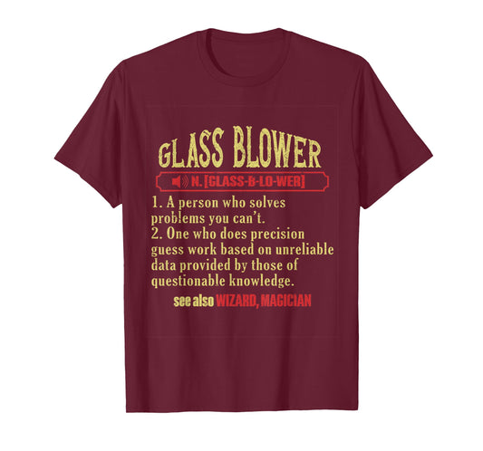 Glassblowing Glass Blower Glass Blowing T-Shirt