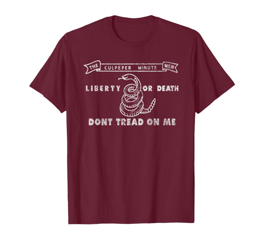 CULPEPER MINUTEMEN MINUTE MEN FLAG REVOLUTION INDEPENDENCE T-Shirt