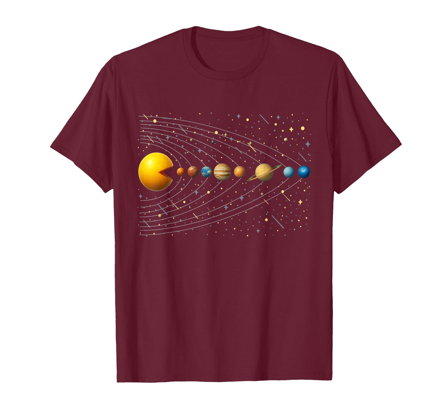 Astronauts Space Video Games Funny Solar Systems T-Shirt