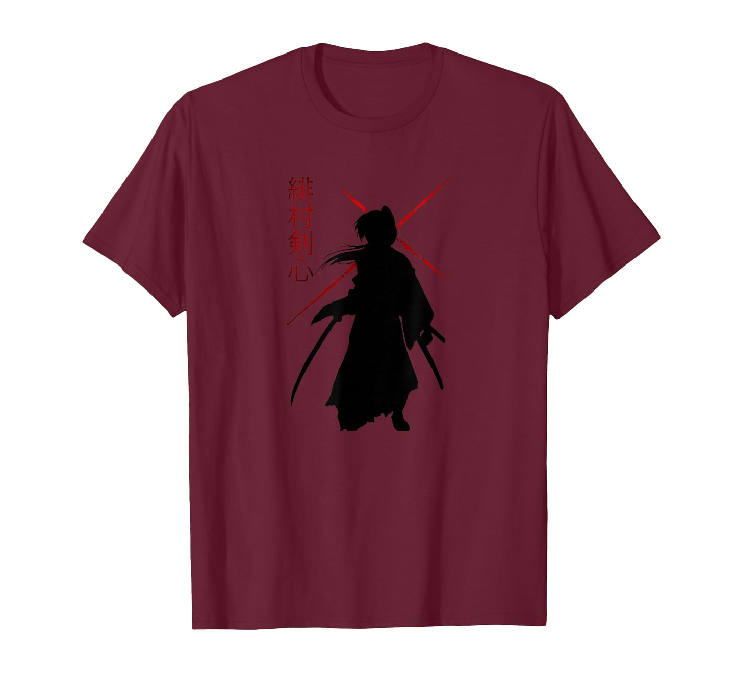 Teetastic Unisex-Adults Black Samurai X T-Shirt