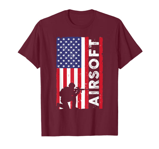 Cute Airsoft Art for Men Women Kids Airsoft Player Airsofter T-Shirt