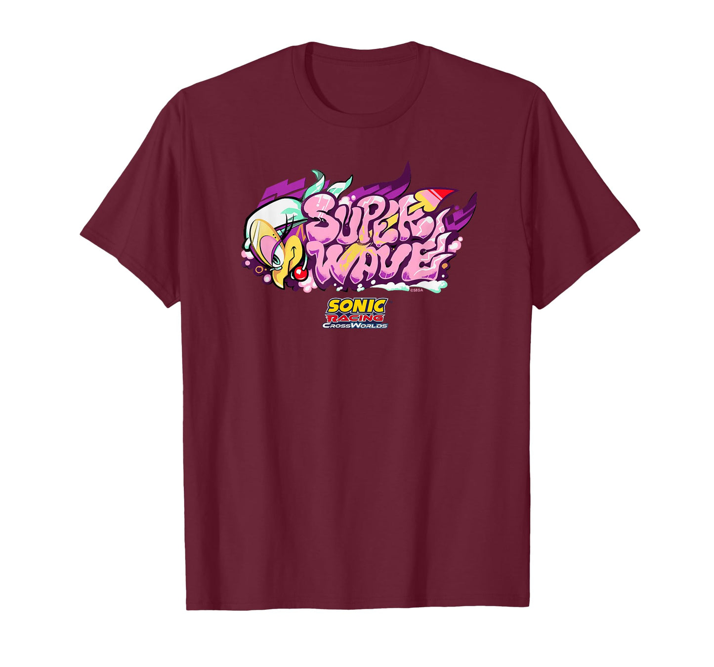 Sonic Racing CrossWorlds - Wave Decal T-Shirt