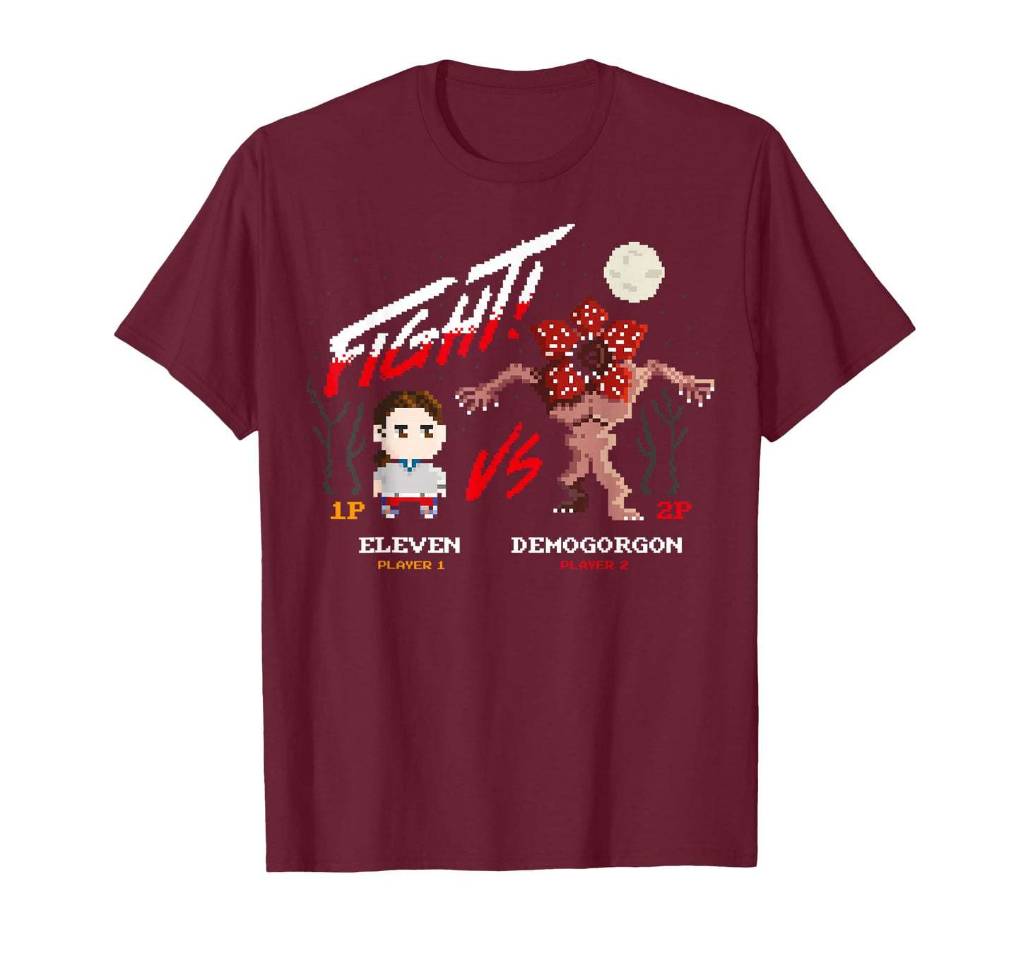 Stranger Things Season 5 Eleven VS Demogorgon Game Fight T-Shirt