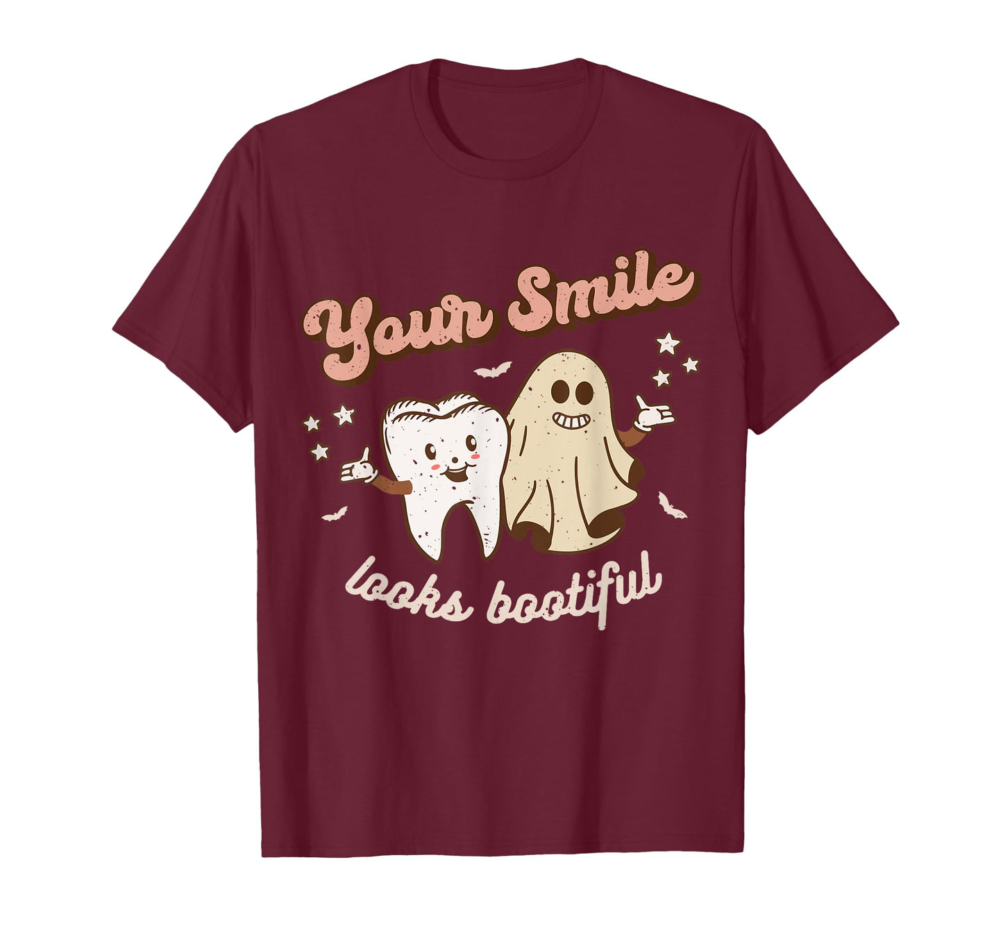 Your Smile Looks Bootiful Retro Dentist Halloween Tooth T-Shirt