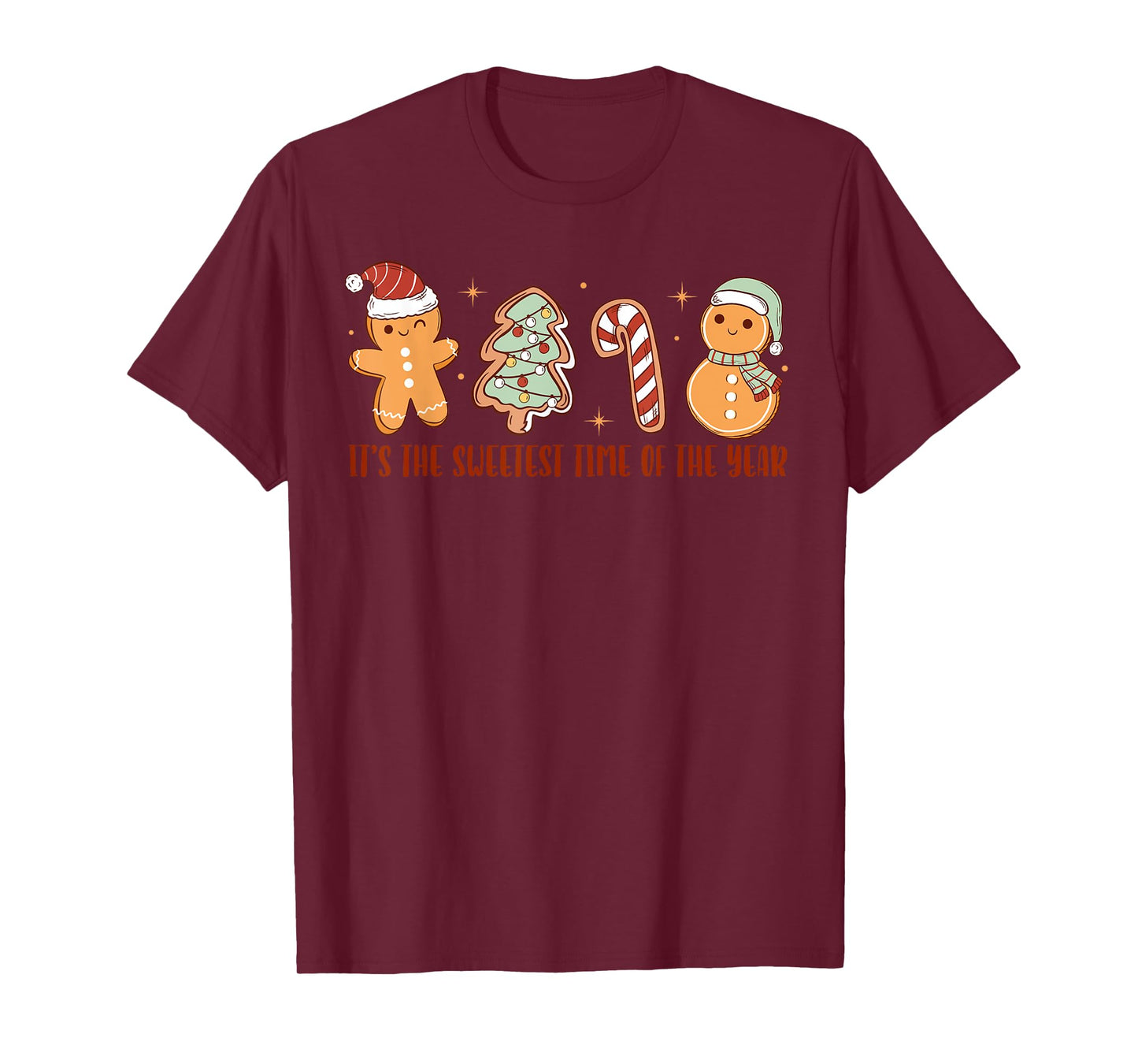 Funny It's The Sweetest Time Of The Year Santa Gingerbread T-Shirt