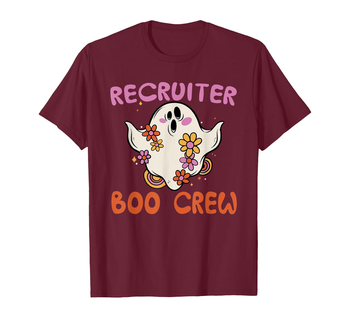 Recruiter Boo Crew Halloween Costume Human Resources HR T-Shirt